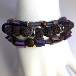 “Festival” Bracelet, 3 piece set